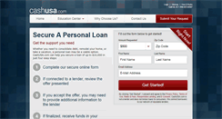 Desktop Screenshot of cashusa.com